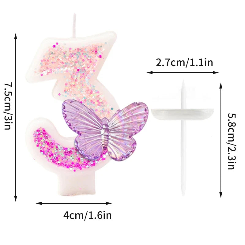 Rynx | Crown Number Candles for Birthdays – Digital 0-9 Cake Decoration with Ocean Starfish and Seashells Cake Topper for Anniversary and Special Days