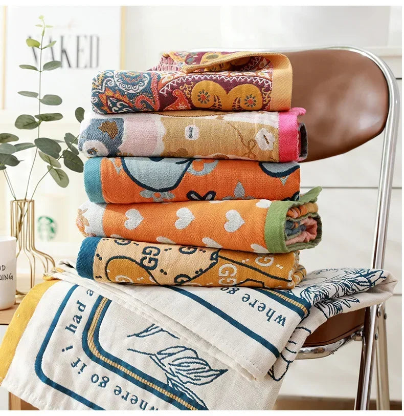 Rynx | botanical print blanket