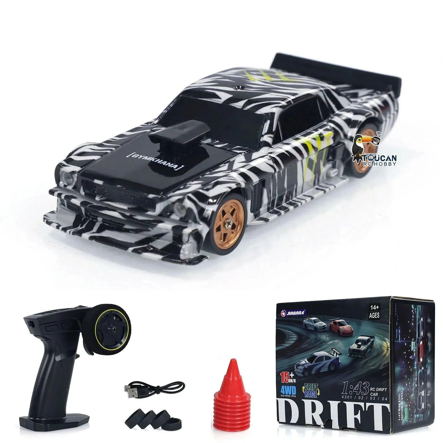 Rynx | Ultimate 1/43 Scale 4WD Remote Control Drift Car - Mini Racing Experience for Kids