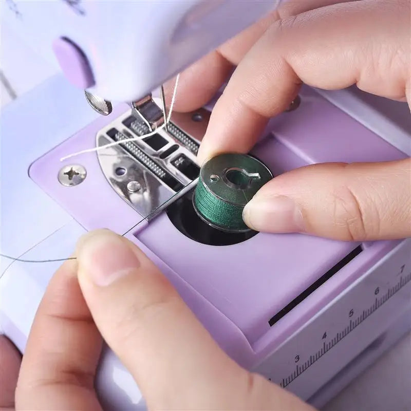Rynx | 25/20 Colors Set Bobbin Thread Polyester Spools - Sewing Machine Bobbins with Storage Box for Embroidery and Sewing Accessories