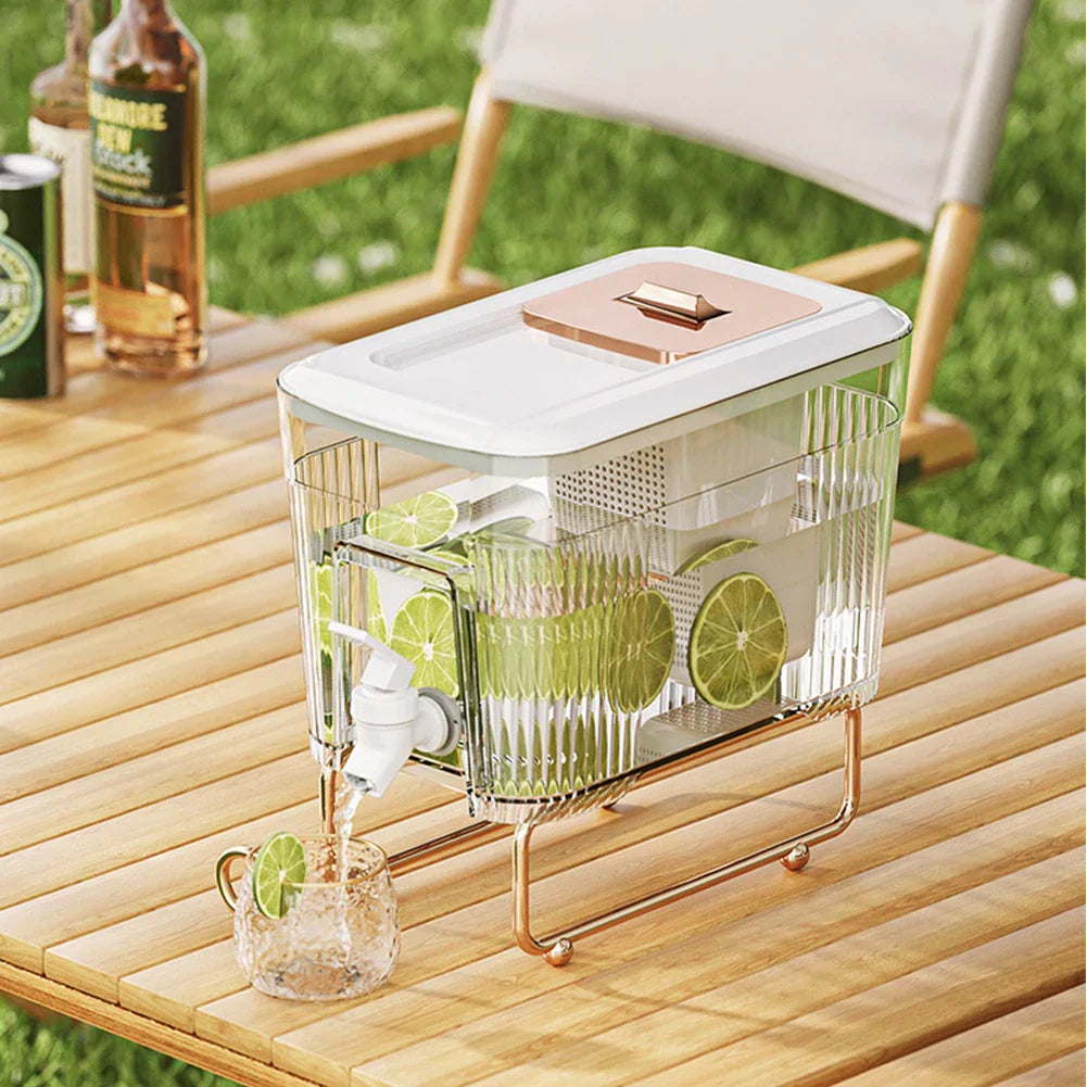 Rynx | Built-in Spigot Portable Family-Sized Cold Beverage Dispenser