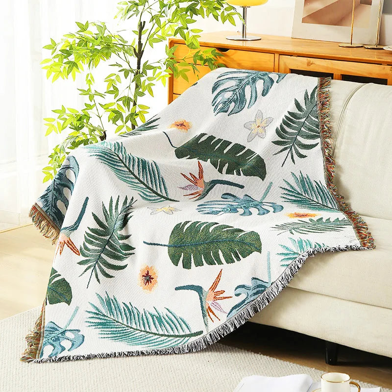 Rynx | Jungle Cats Woven Throw Blanket