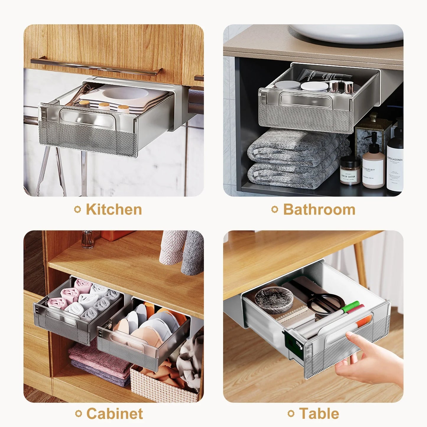 Rynx | Under-table drawer organizer