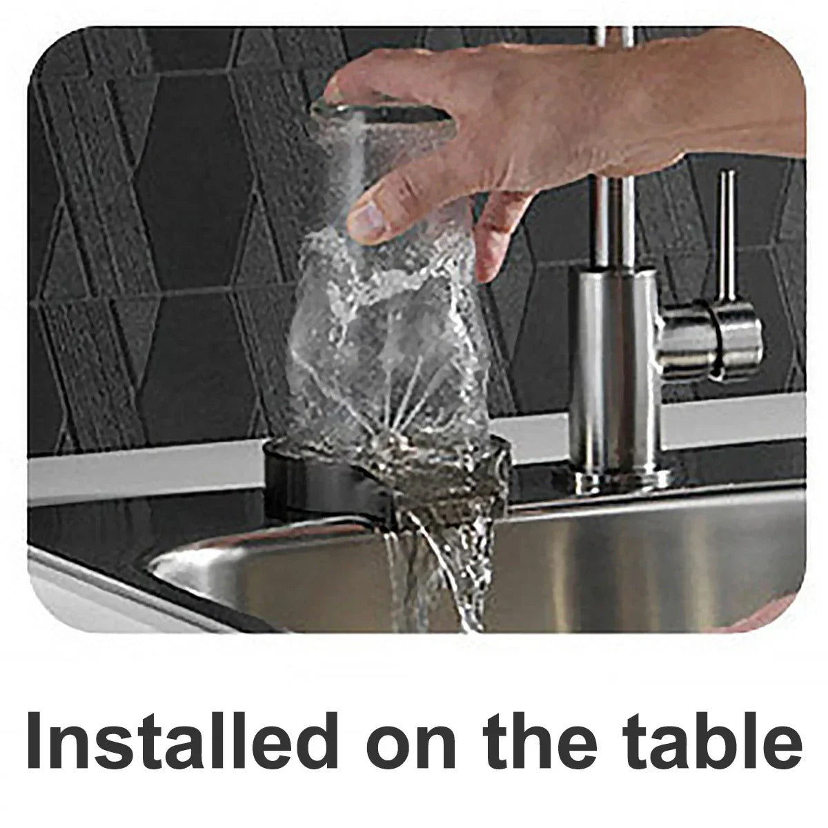Rynx | Automatic Cup Washer Faucet Glass Rinser for Kitchen Sink - Bar Glass Rinser, Coffee Pitcher Wash Cup Tool, Essential Kitchen Sink Accessories
