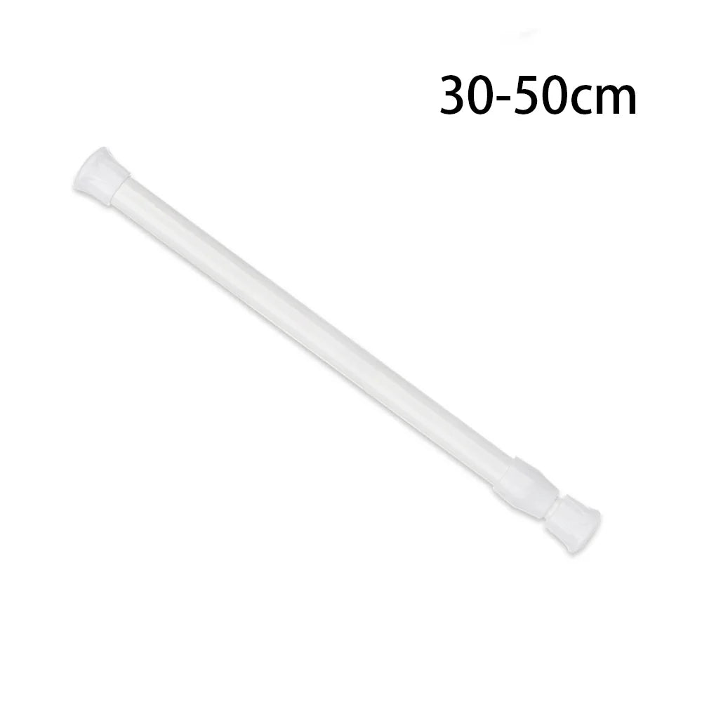 Rynx | 30-110CM Telescopic Curtain Pole - Multi-Purpose Spring Loaded Extendable Tension Rod for Net, Voile, and Curtain Rails