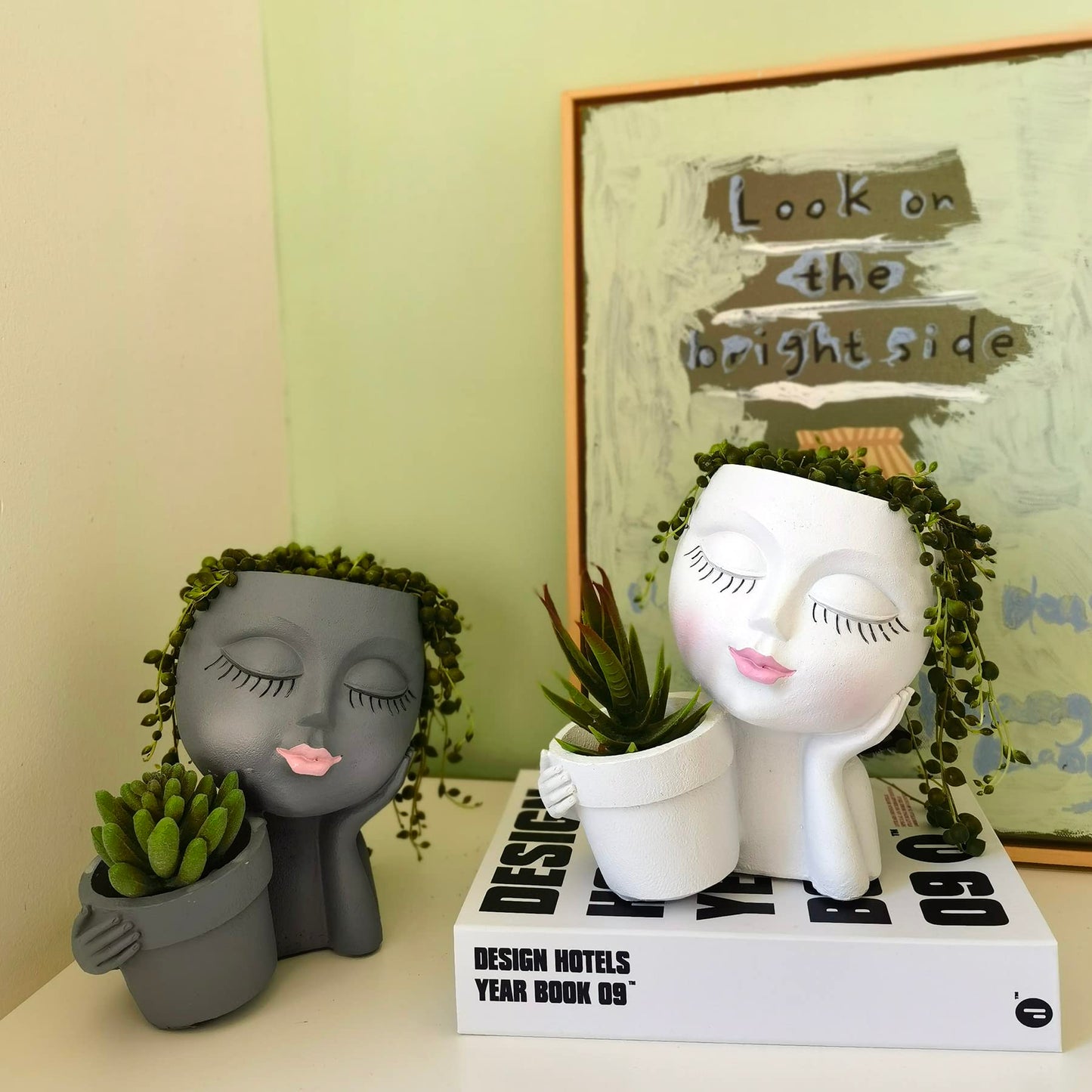 Rynx | Cute Little Girl With Her Pot Flower Planter