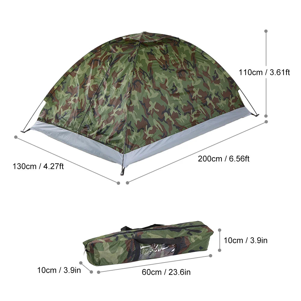 Rynx | Camping tent waterproof windproof UV sunshade for 1/2 people