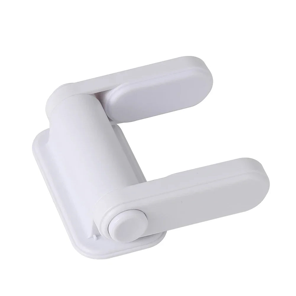 Rynx | Universal Child Safety Door Lever Lock | Rotation-Proof Adhesive Security Latch | Professional Baby Proofing Solution
