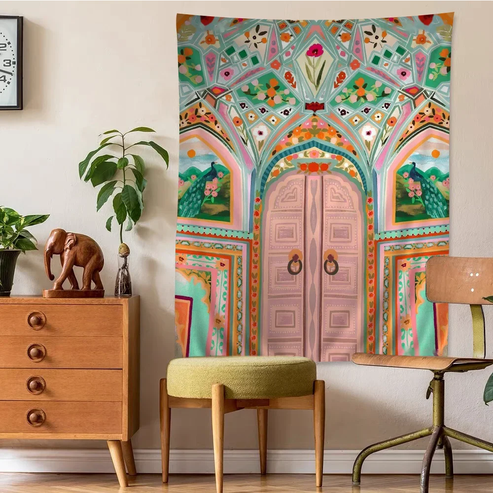 Rynx | Peacock Palace Wall Tapestry