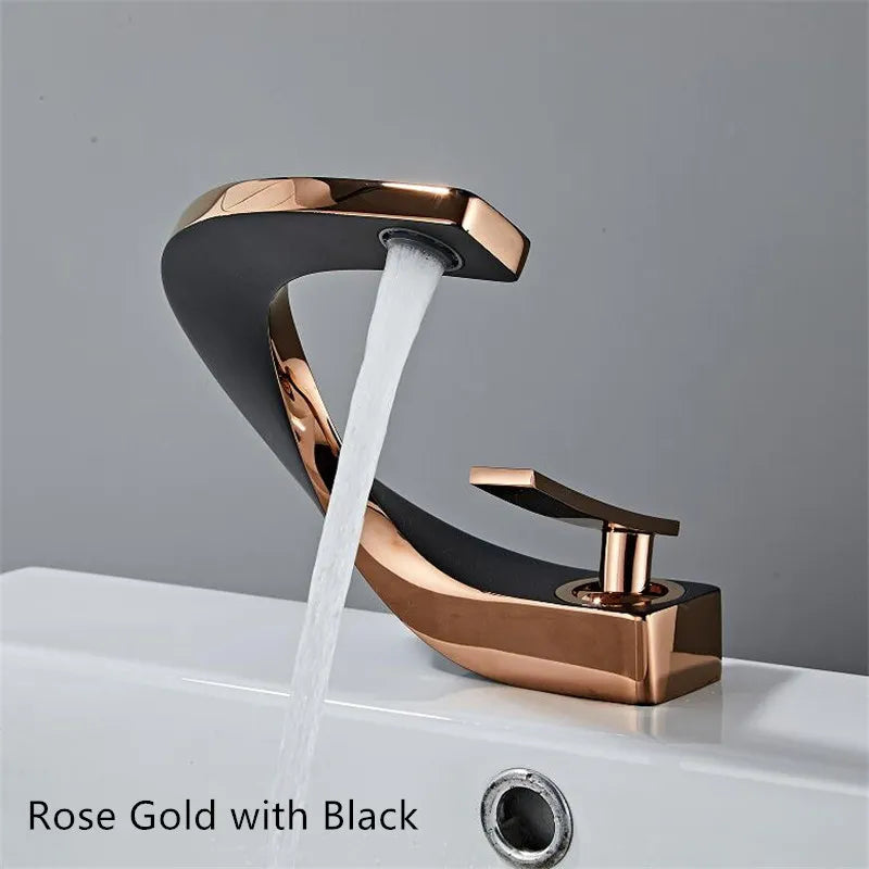 Rynx | Nordic Arch Artistic Deck Mounted Faucet