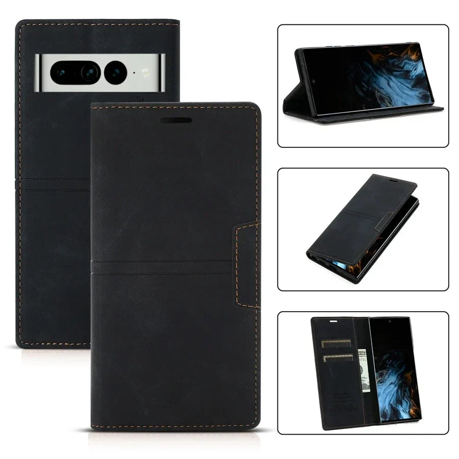 RYNX | Leather Wallet Case Flip Case - Google Pixel
