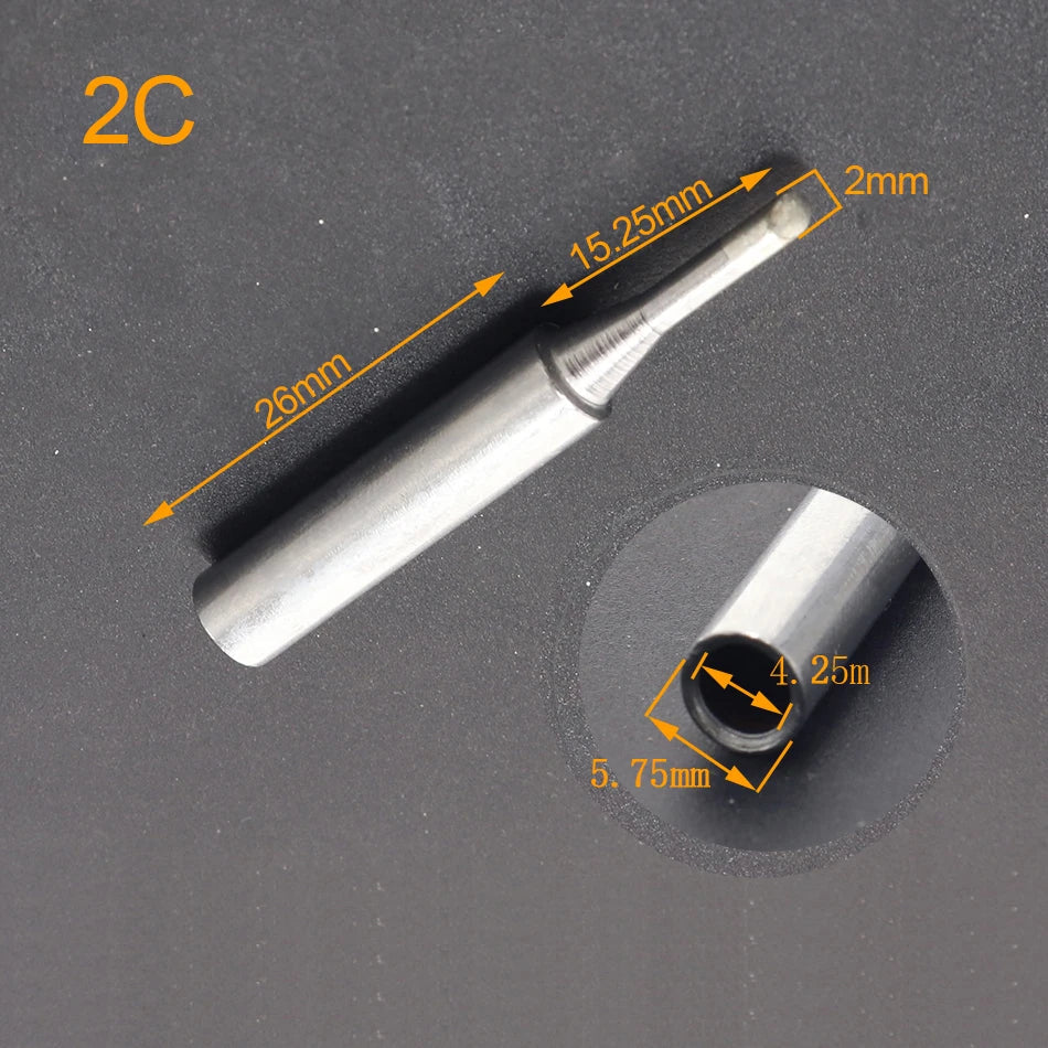 Rynx | 10pcs 900M Soldering Iron Tips Set | Internal Heated Welding Nozzle | Lead-Free Solder Heads for Solder Irons