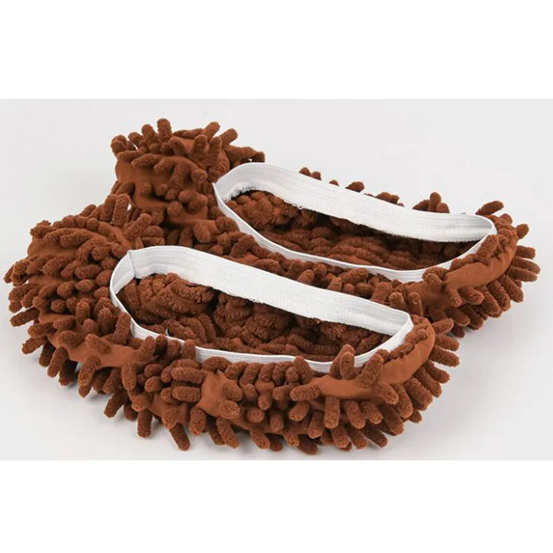Rynx | 2PCS Chenille Dust Mop Slippers - Multi-Function Foot Socks Mop Caps for Effortless Floor Cleaning