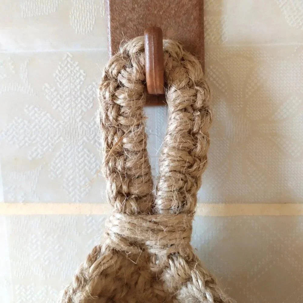 Rynx | Sustainable Bohemian Jute Rope Hanging Basket for Elegant Fruit Presentation