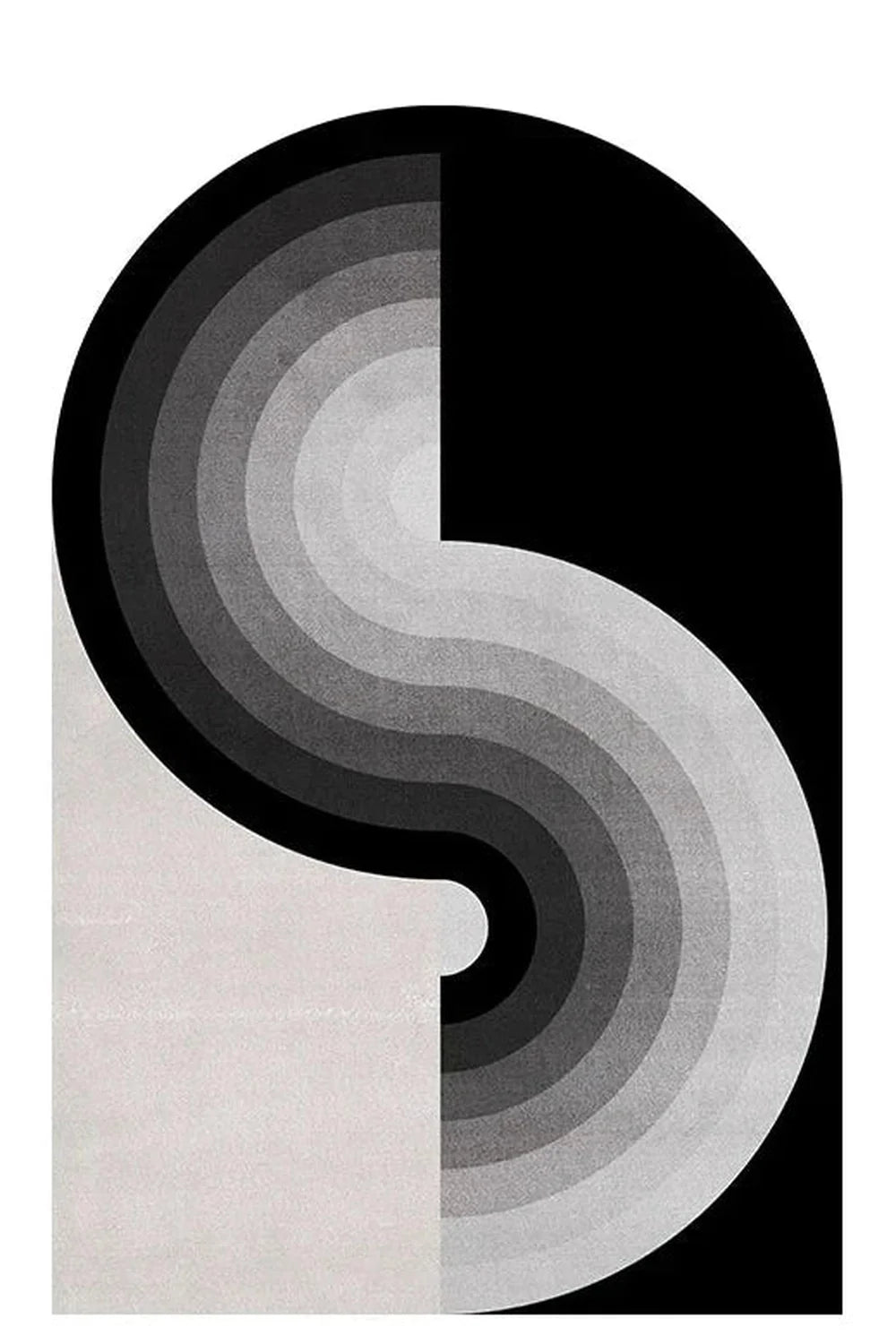 Rynx | Waves geometric rug