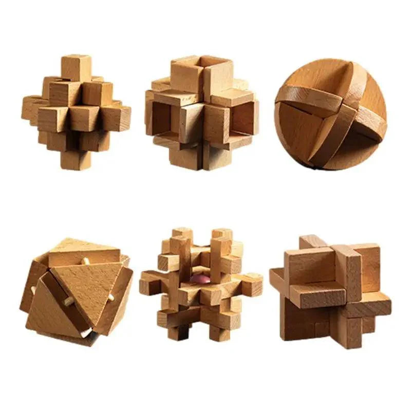 Rynx | Luban Lock Educational 3D Puzzle Set - Explore Chinese Heritage While Improving Cognitive Skills for Children