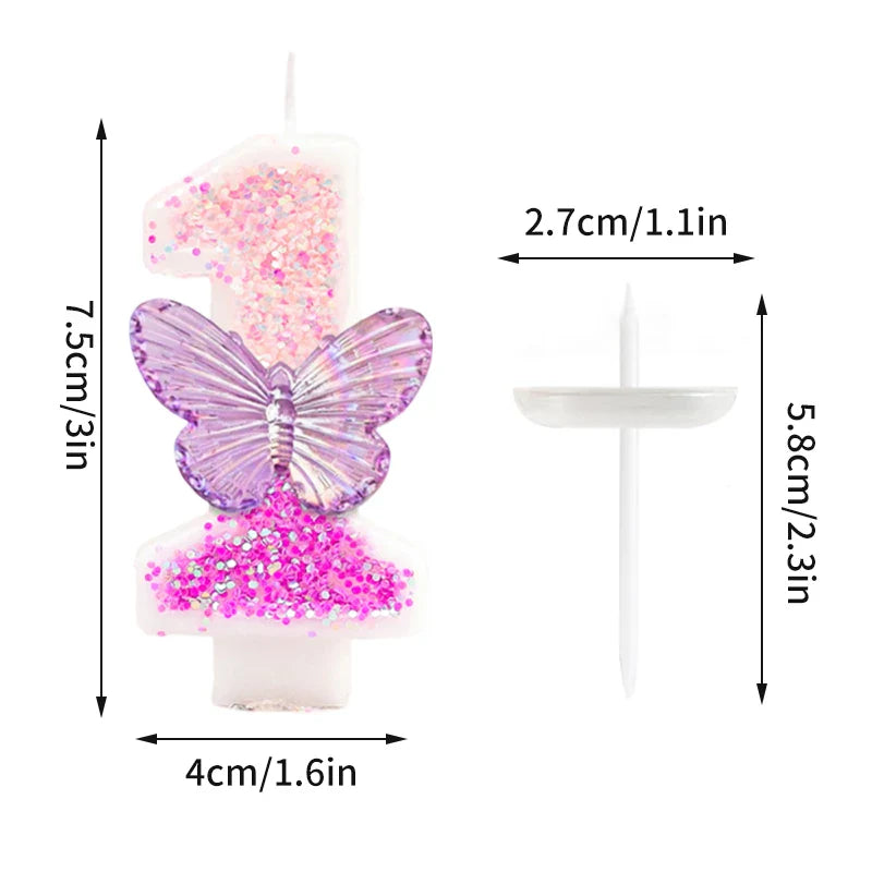 Rynx | Crown Number Candles for Birthdays – Digital 0-9 Cake Decoration with Ocean Starfish and Seashells Cake Topper for Anniversary and Special Days