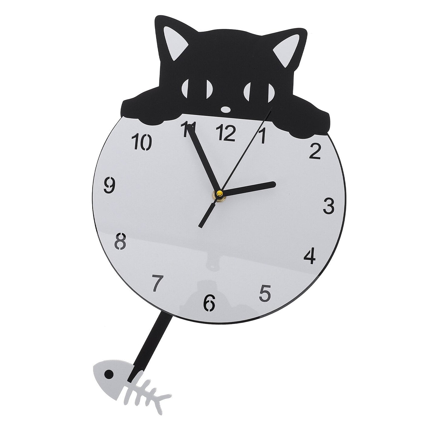 Rynx | Art Acrylic Hanging Kittens Clock