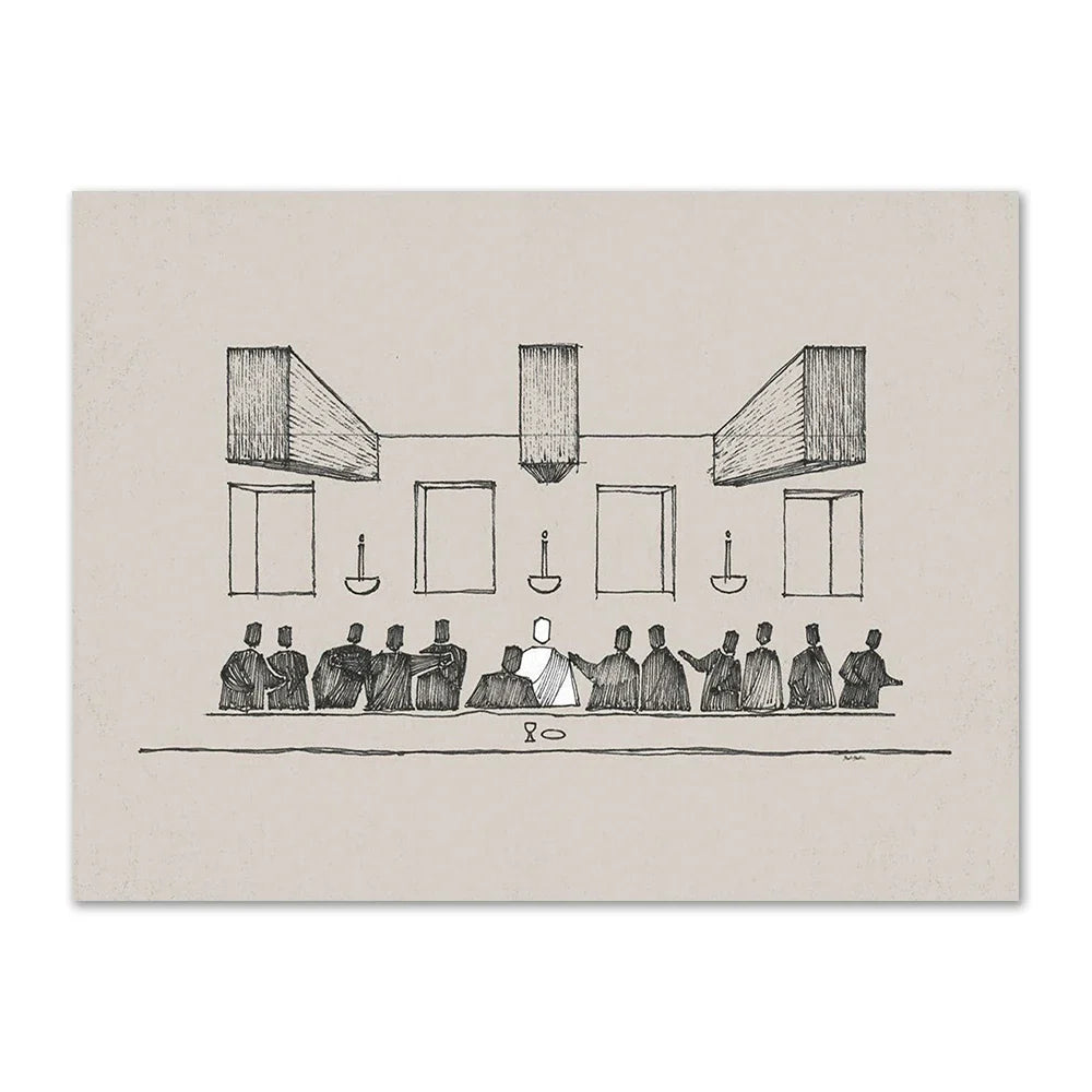Rynx | last supper canvas poster