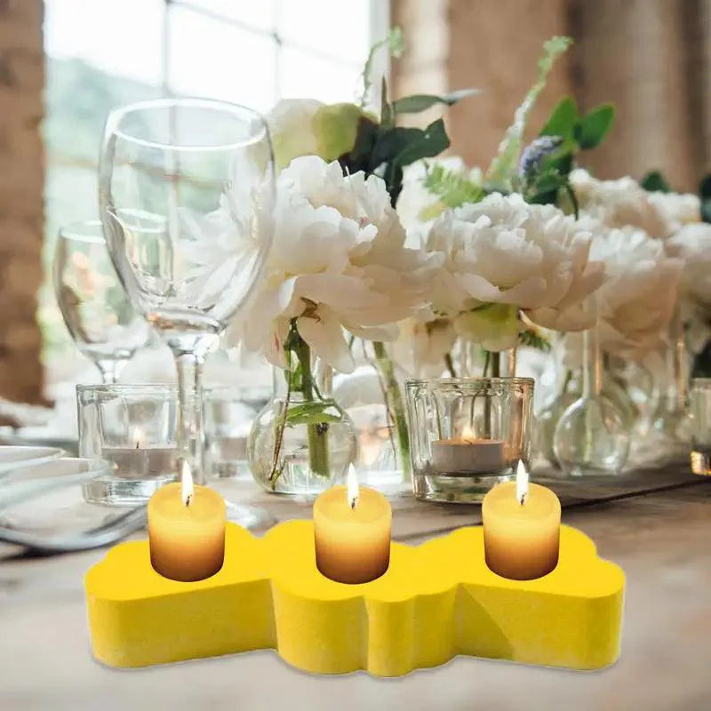 Rynx | 3D Silicone Candle Holder Mold for DIY Resin Craft - Versatile Bowl for Candles, Chocolates, and More