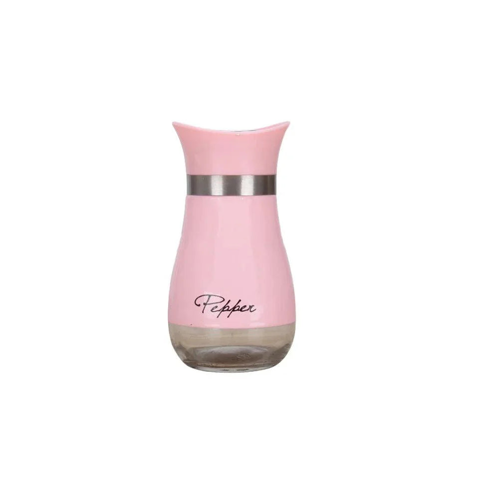 Rynx | Elegant Vintage Glass Salt and Pepper Shaker Duo - 4.4oz Charm for Your Table 1 piece Pink