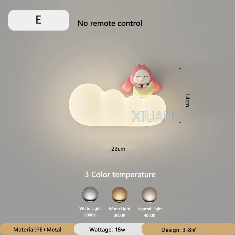 Rynx | KinderDroom - LED Children's Room Water Lamp with Cartoon Animal Design