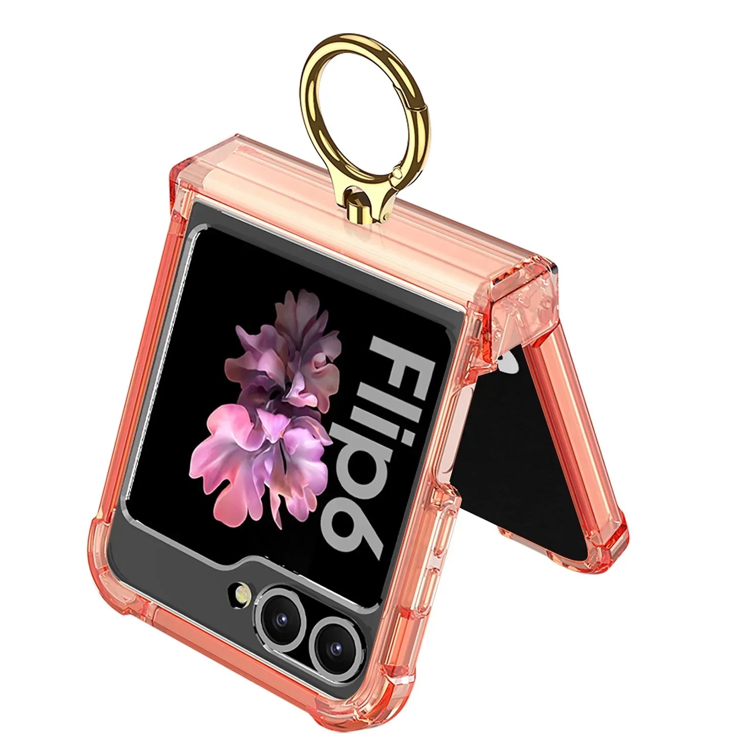 RYNX | Transparent Ring Case For Galaxy Z Flip 6