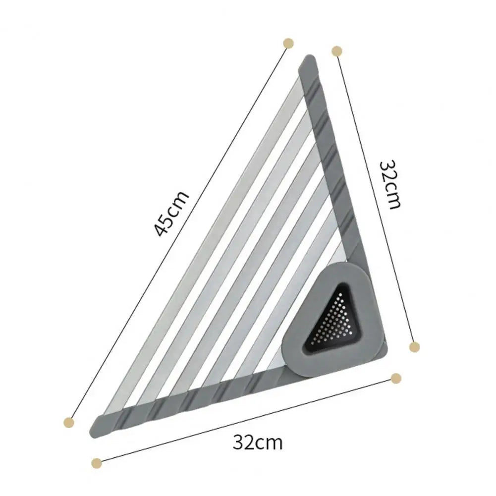Rynx | Triangle Slip-Resistant Sink Corner Storage Shelf Rack