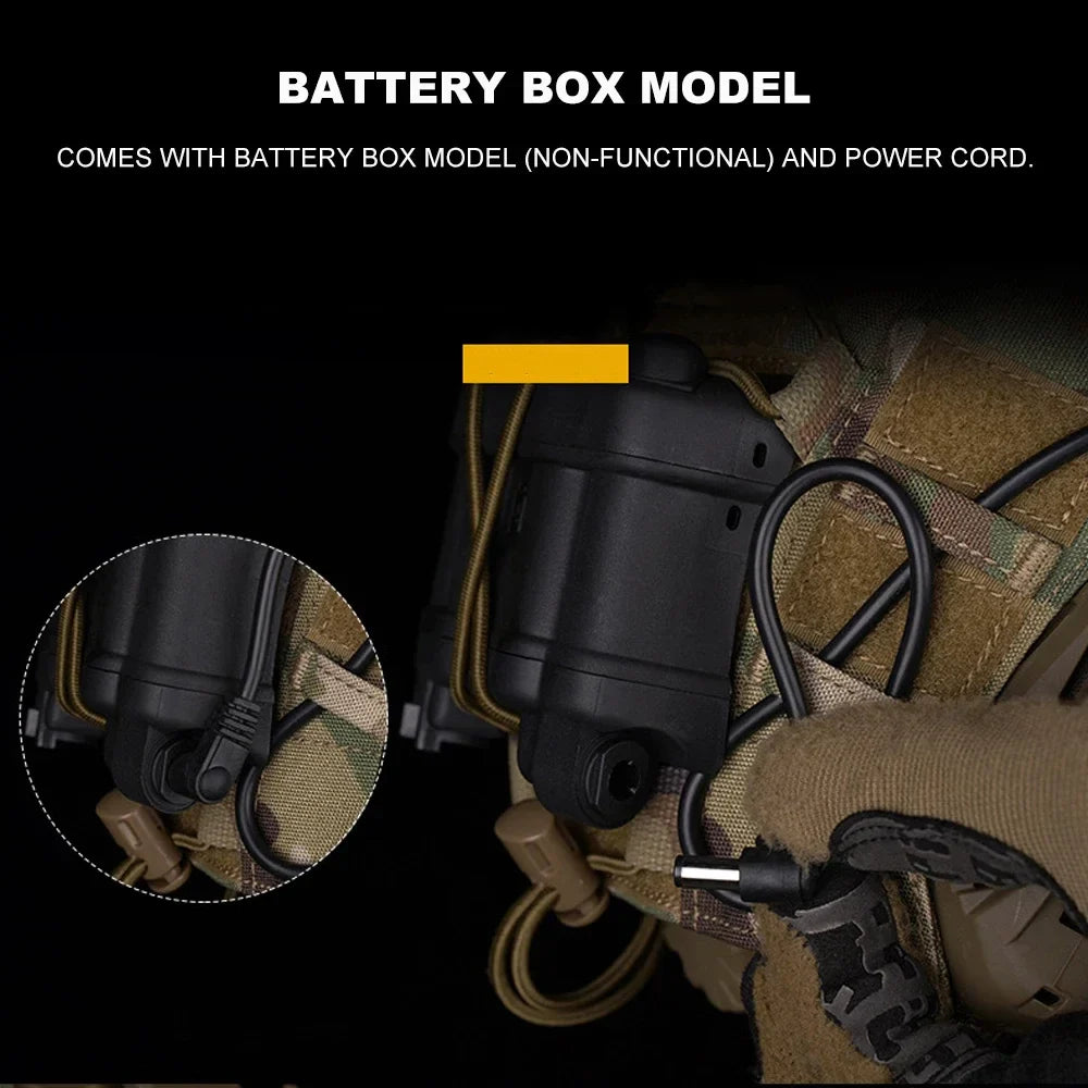Rynx | AN/PVS31 Dual-Tube Binocular Night Vision Goggles – Dummy Props for Airsoft Helmet, Hunting, and Cosplay Accessories