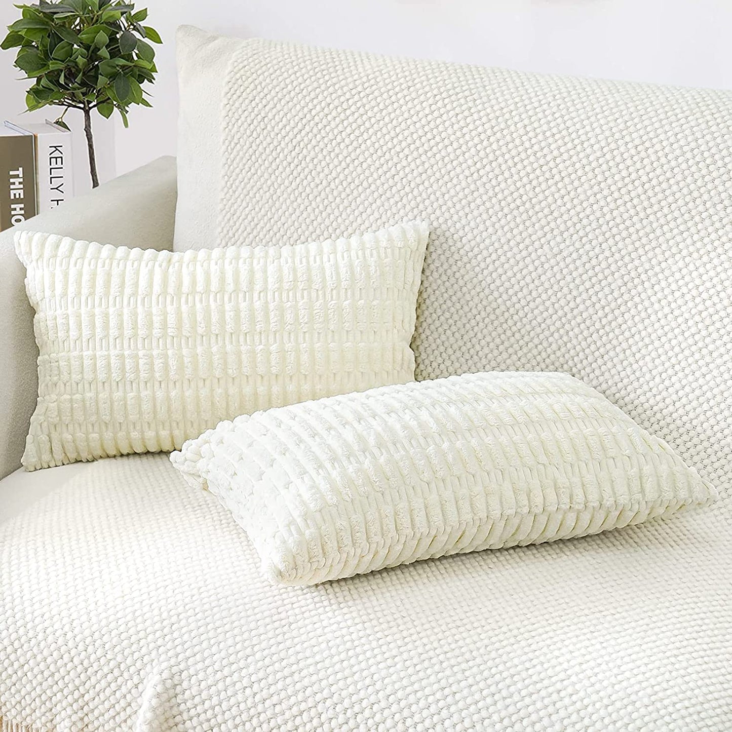 Rynx | CuddleCord Luxe Cord Cover | Cozy Fabric Cover | Decorative Sofa Cover | Easy Care & Stylish