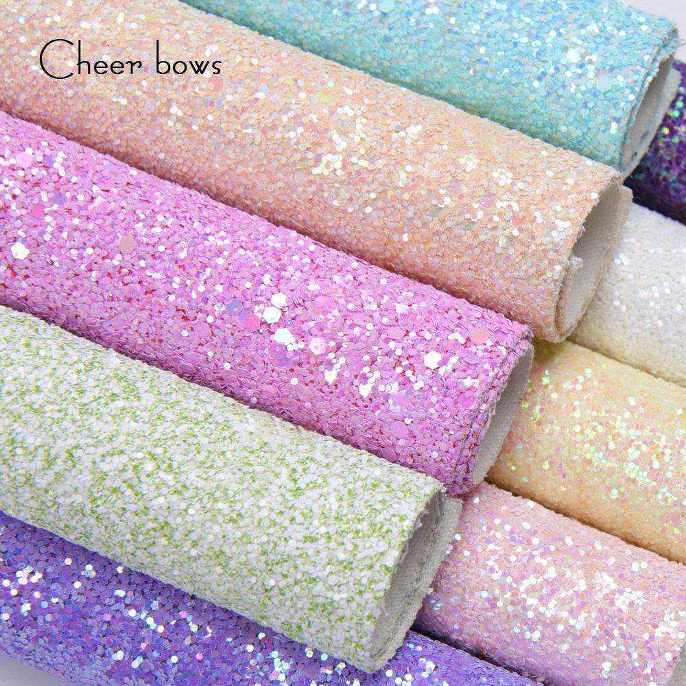 Rynx | Iridescent Rainbow Glitter Vinyl Craft Roll - Creative Gloss Set