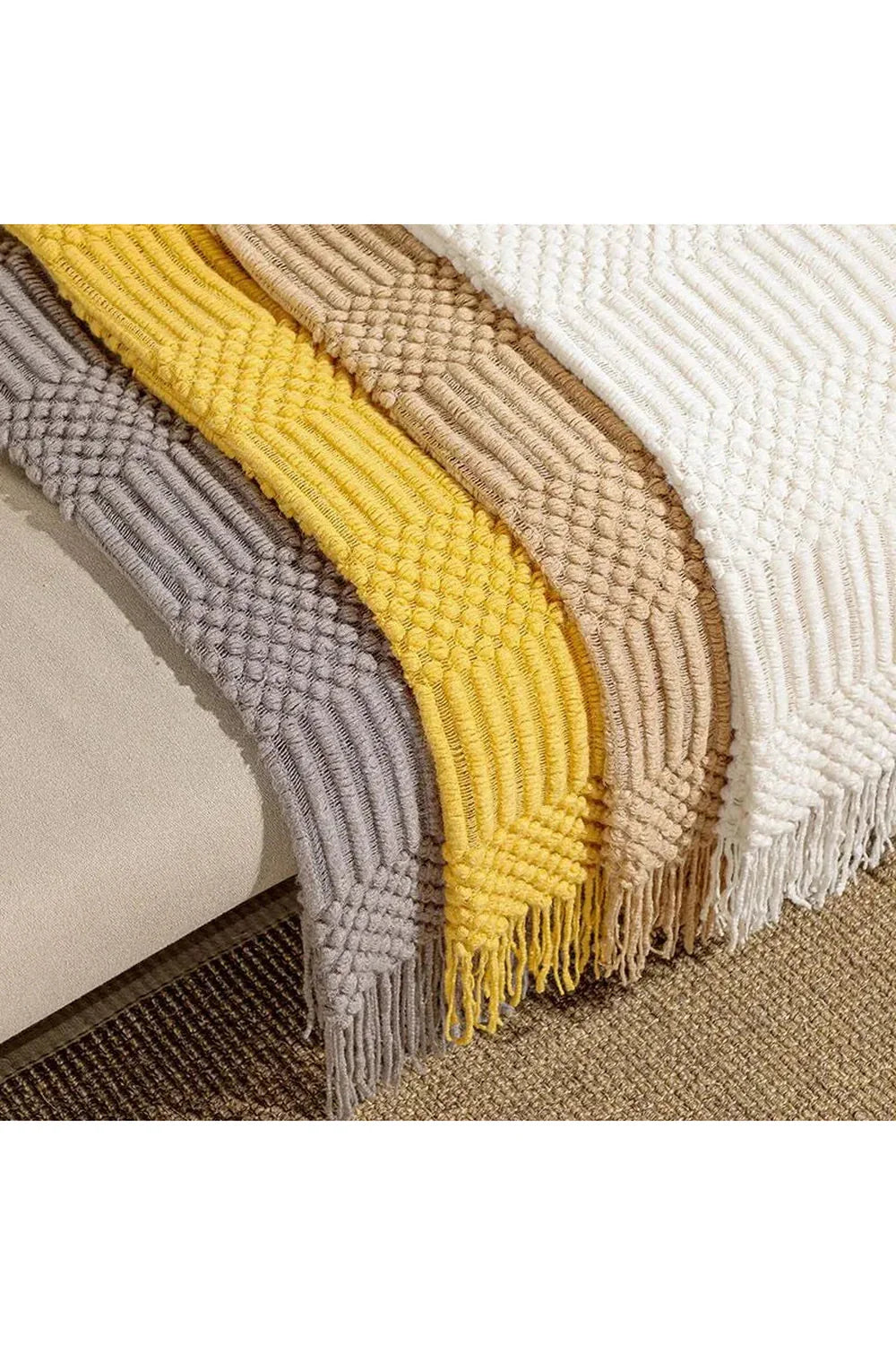 Rynx | dune textured throw blanket