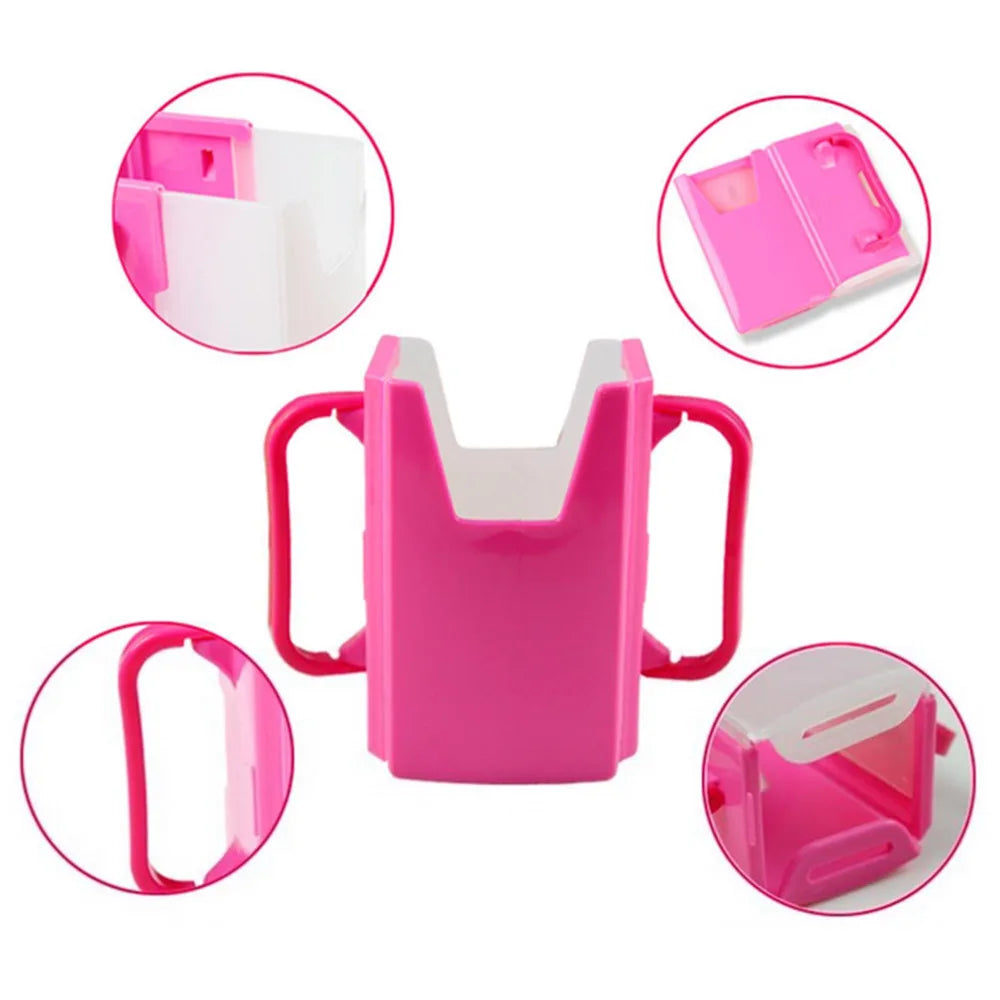 Rynx | Adjustable Toddler Juice & Milk Box Holder with Handles - Safe and Practical Self-Help Drinking Cup for Baby and Kids
