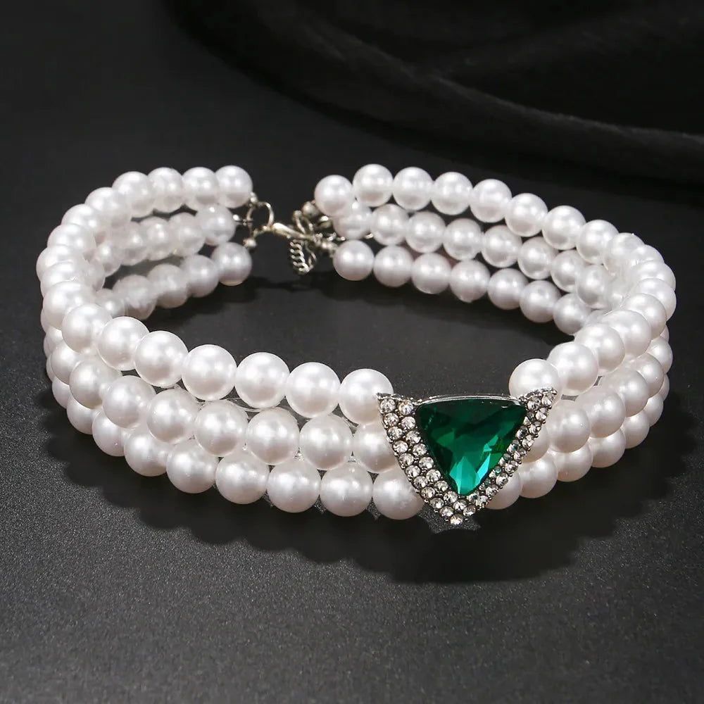 Rynx | Pearl Pet Necklace