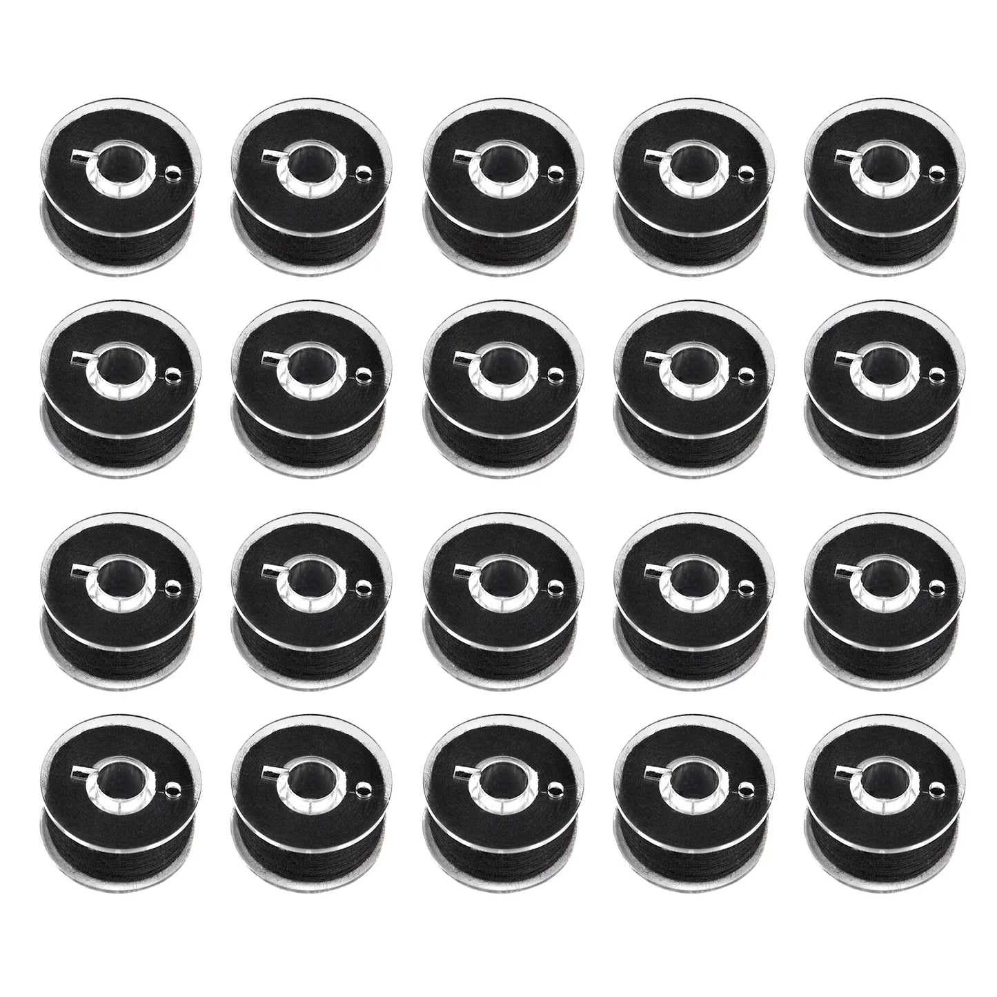 Rynx | 25/20 Colors Set Bobbin Thread Polyester Spools - Sewing Machine Bobbins with Storage Box for Embroidery and Sewing Accessories