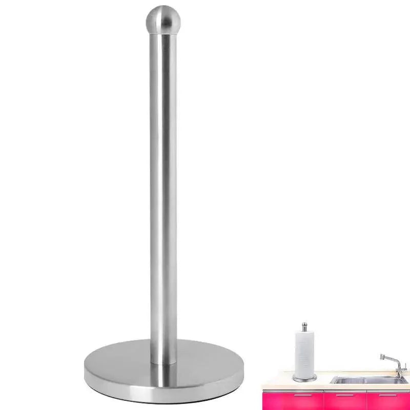 Rynx | Elegant kitchen roll holder made of stainless steel with dual mounting options