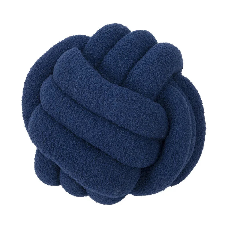 Rynx | Throw Pillow - Cozy - Hand-knotted Ball - Sheepskin