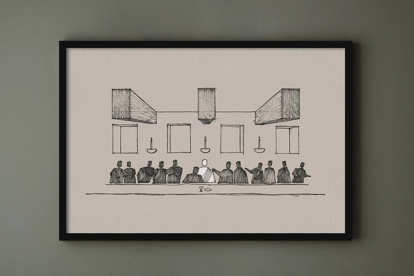 Rynx | last supper canvas poster