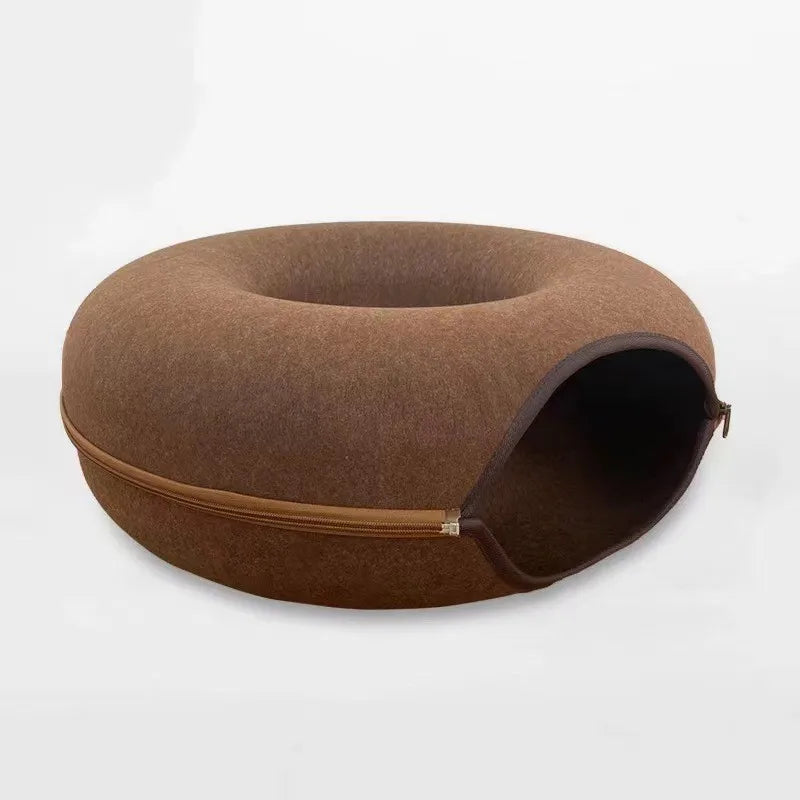 Rynx | Deluxe – Interactive Cat Tunnel Bed Coffee