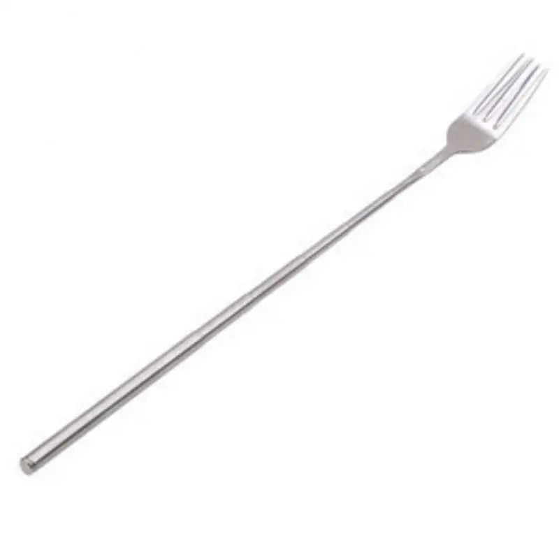 Rynx | Telescopic BBQ Extendable Fork - 64CM Long Handle, Multipurpose Dinner and Fruit Fork for Meat and Desserts, Kitchen Accessory