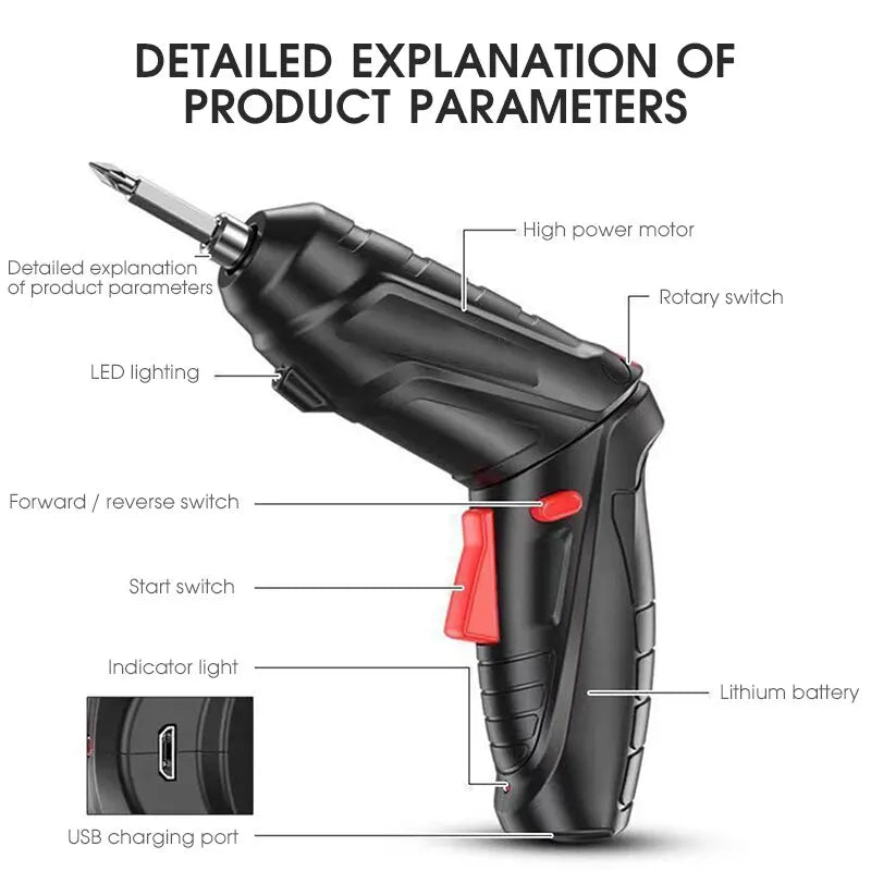 Rynx | Lithium battery drill set