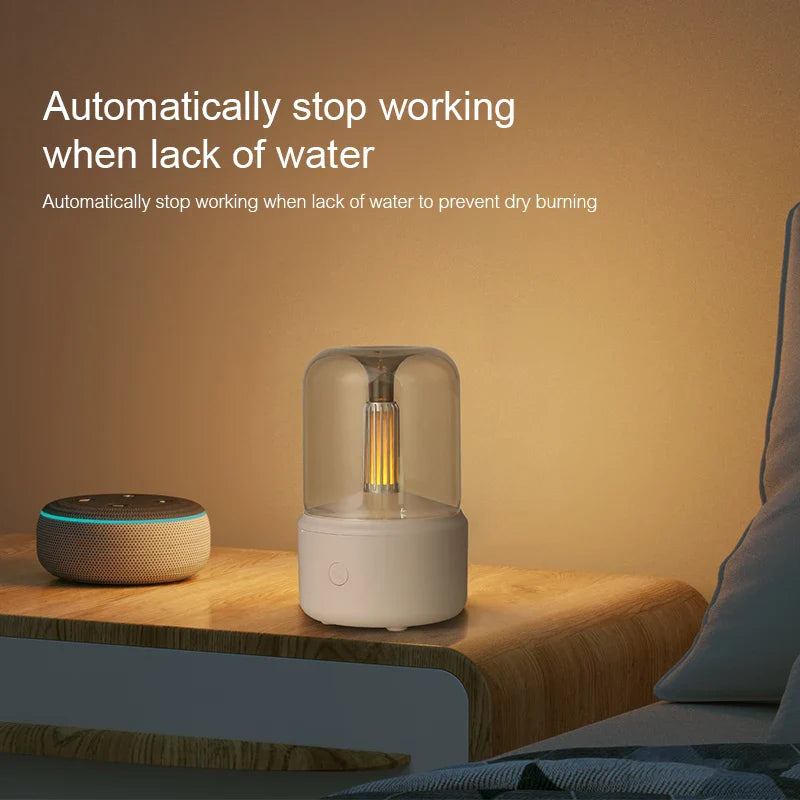 Rynx | KINSCOTER Portable Mini Aroma Diffuser - USB Air Humidifier with Essential Oil, Night Light, and Cold Mist Maker - Ideal for Home Gift