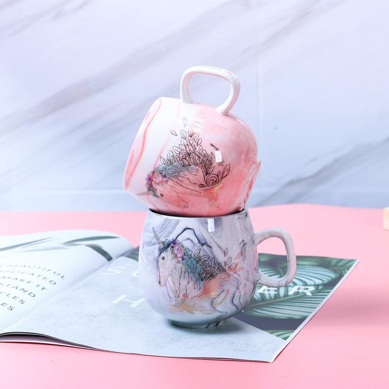 Rynx | Paw-sitively Charming Flamingo Ceramic Travel Mug: Your Cozy Companion for On-the-Go Sips