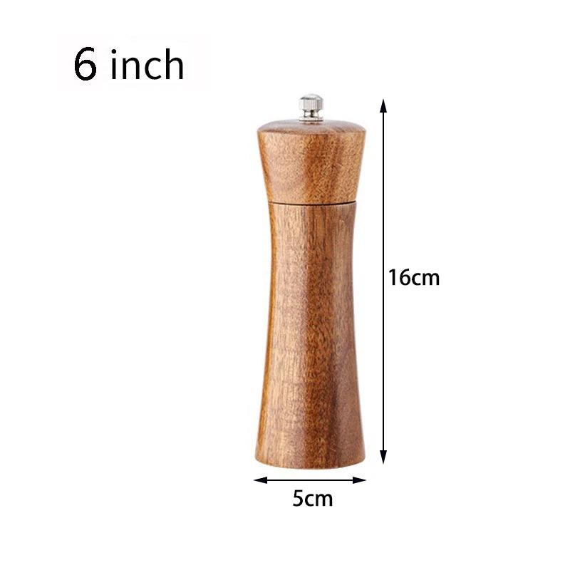 Rynx | Elegant adjustable salt and pepper mill set made of solid wood for outdoor dining