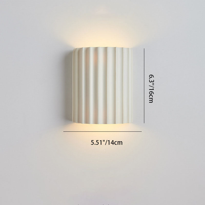 Rynx | Contemporary Nordic Resin Tiles 2-Light Wall Light for Bedroom