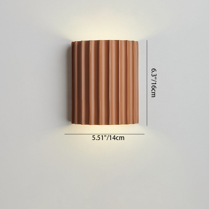 Rynx | Contemporary Nordic Resin Tiles 2-Light Wall Light for Bedroom