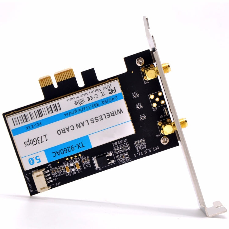 Rynx | TX-9260AC Wireless-AC Dual Band 802.11ac 1730Mbps Desktop PCI-e WiFi Adapter + Bluetooth 5.0 WLAN Network Card for Intel 9260ac