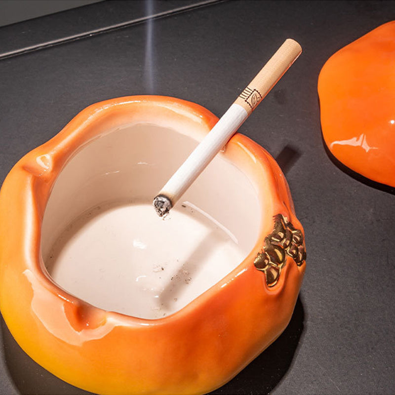 Rynx | Orange Pomegranate Vases Tissue Box Ashtray