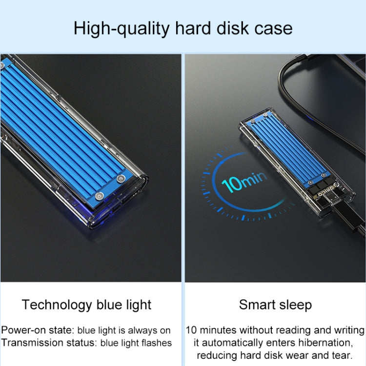 Rynx | ORICO TCM2M-C3 M.2 SSD Dual Protocol Hard Drive Enclosure