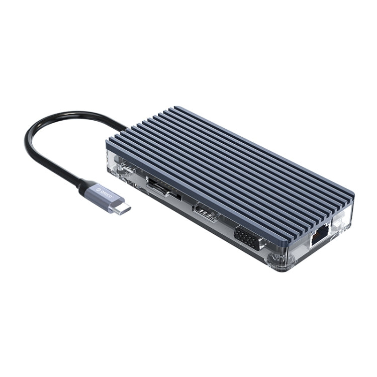 Rynx | ORICO WB-11P 10 in 1 Type-C Transparent HUB